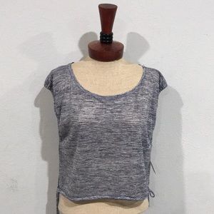 Free People Movement Top Size Small Gray Blue